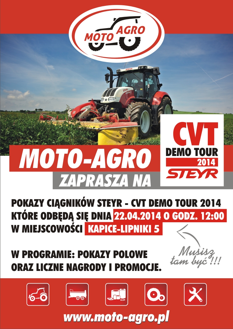 Plakat Demo Tour moto-agro